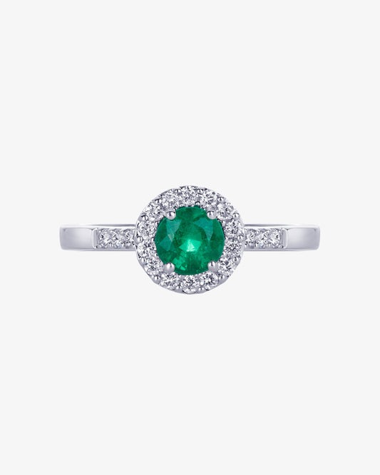 Emerald and Diamond Ring