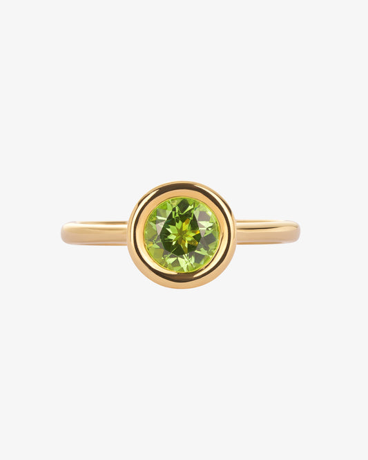Green Tourmaline Ring