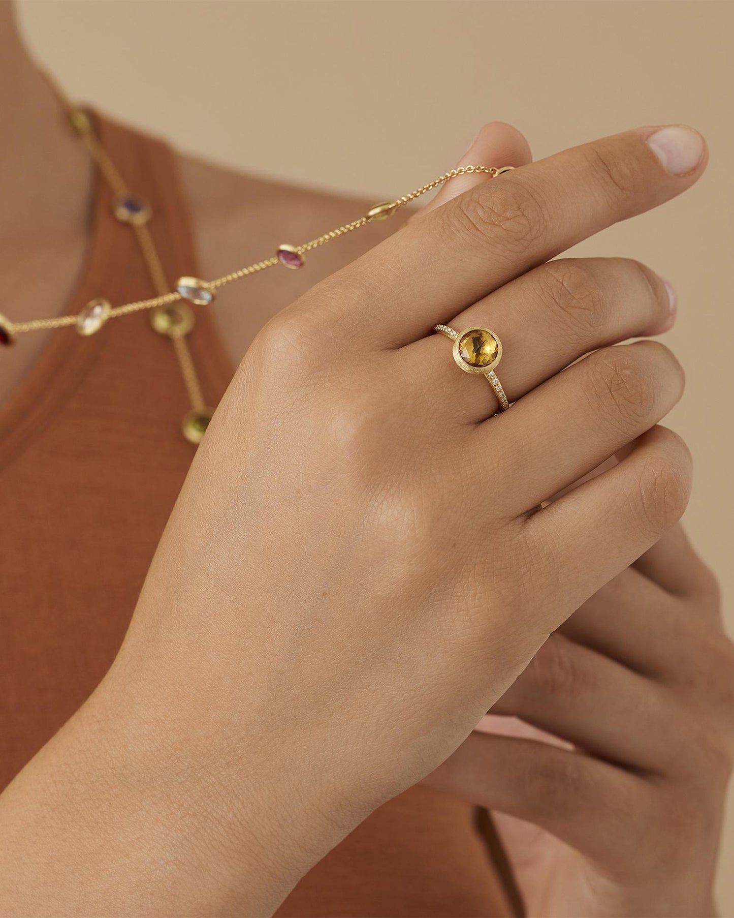 Marco Bicego 'Jaipur' Citrine Ring
