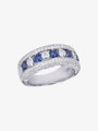 Ceylon Sapphire and Diamond Ring