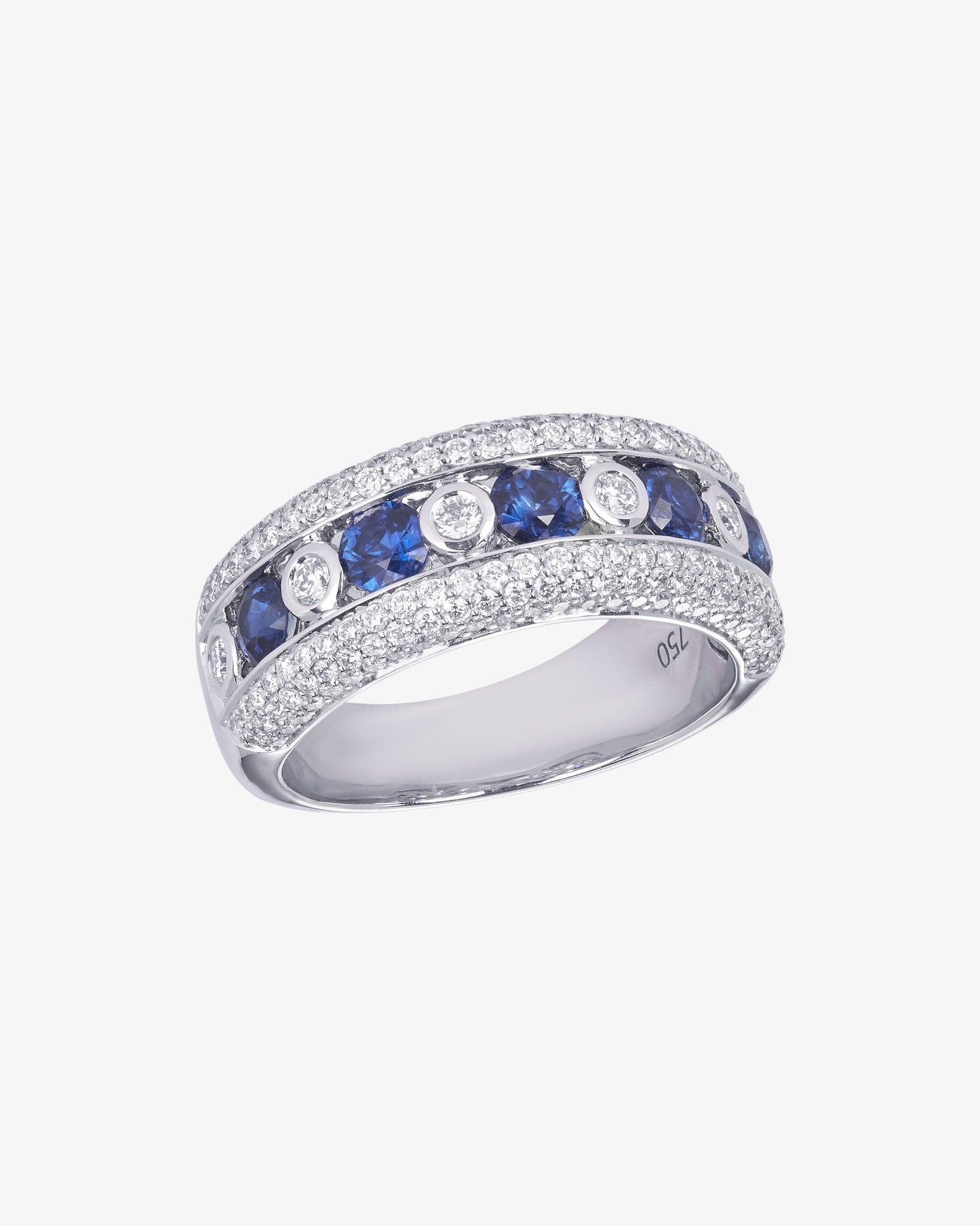 Ceylon Sapphire and Diamond Ring
