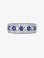 Ceylon Sapphire and Diamond Ring