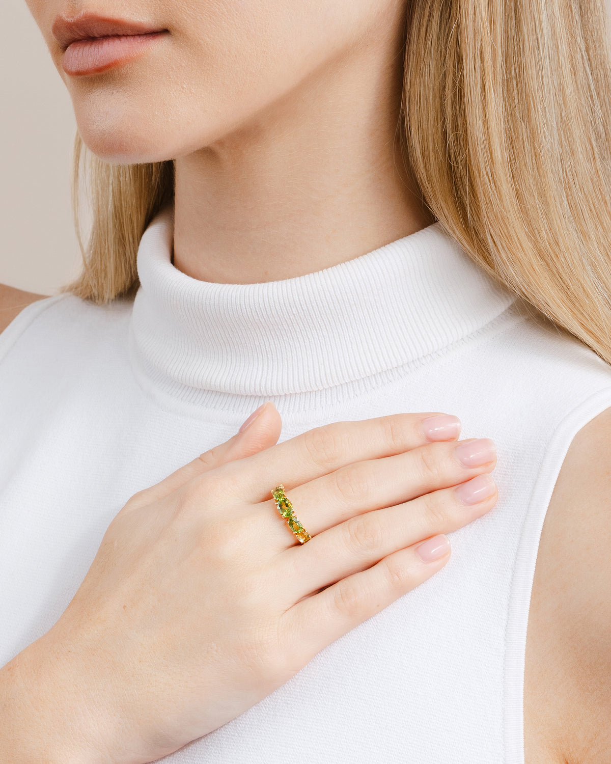Green and Yellow Ring