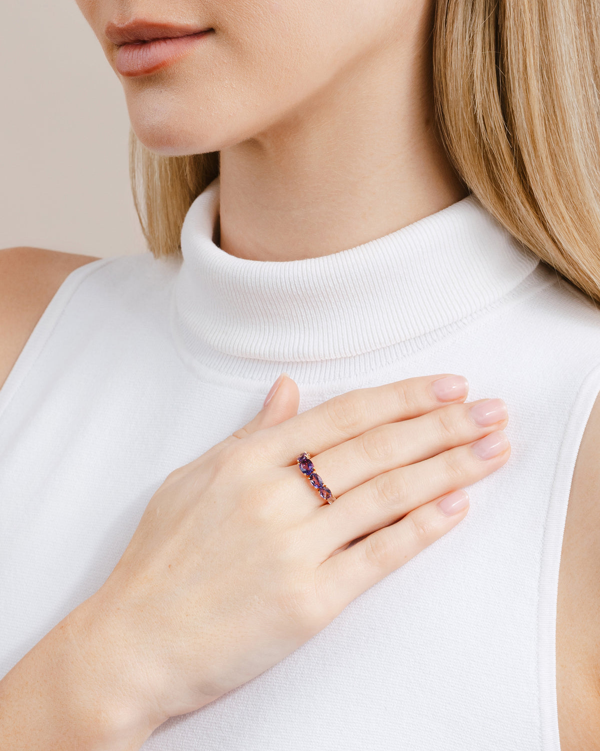 Purple and Pink Ring