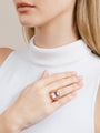 10.31ct Kunzite and Multi-coloured Stone Ring