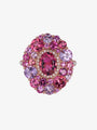 Isabelle Langlois Pink Tourmaline and Multi-Coloured Gemstone Ring