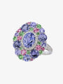 Isabelle Langlois Tanzanite and Iolite Cocktail Ring