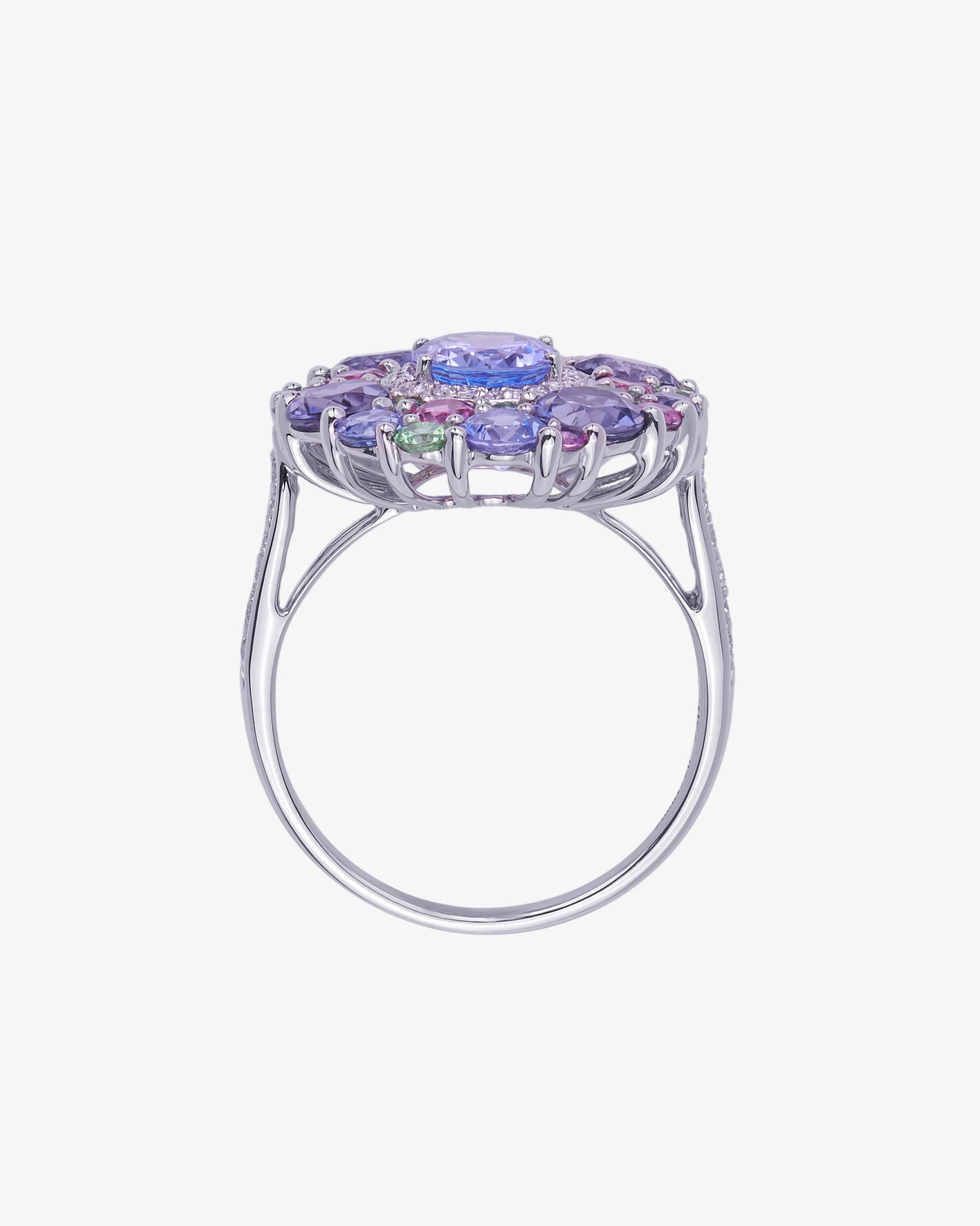 Isabelle Langlois Tanzanite and Iolite Cocktail Ring