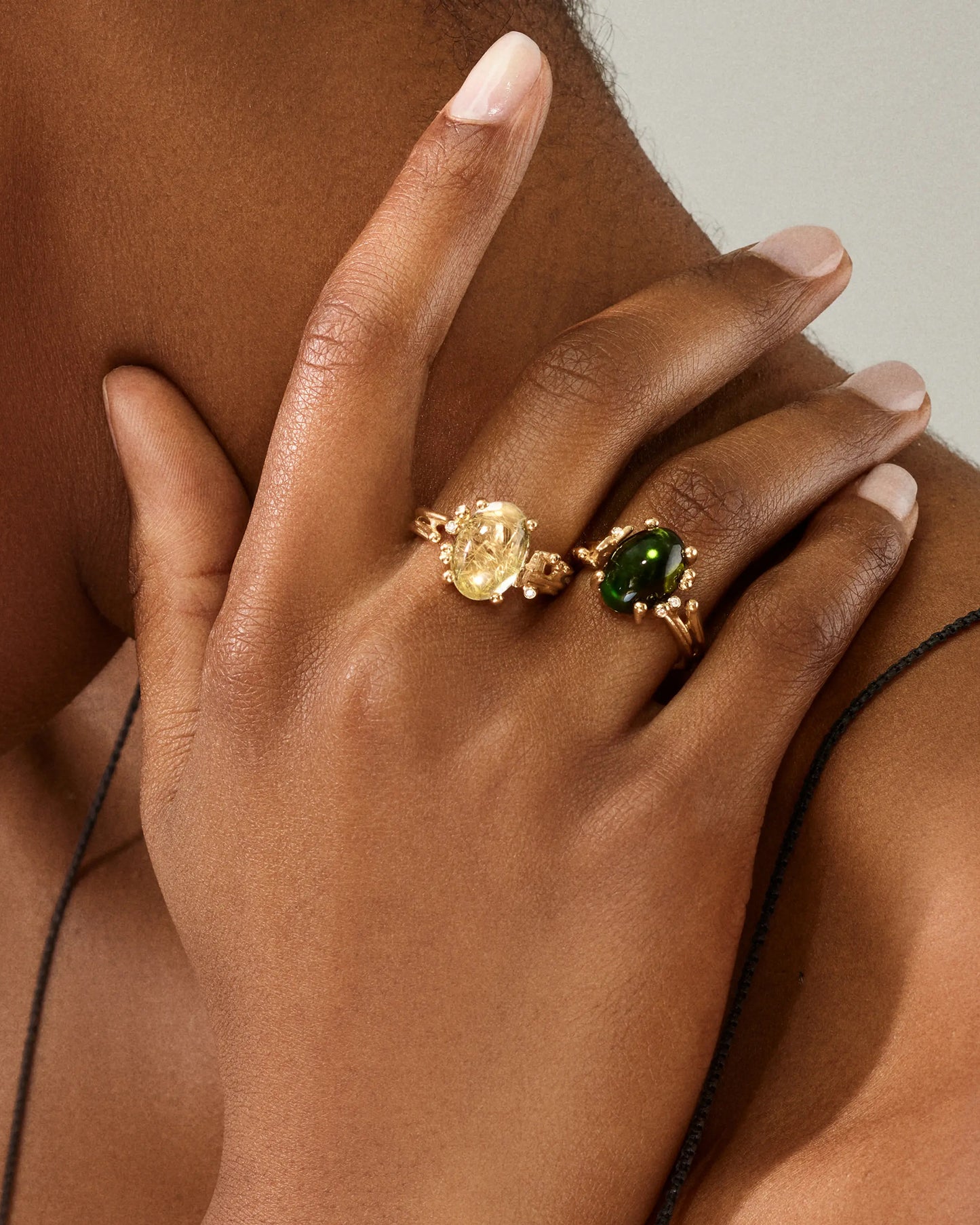 Ole Lynggaard BoHo Rutile Quartz Ring Small
