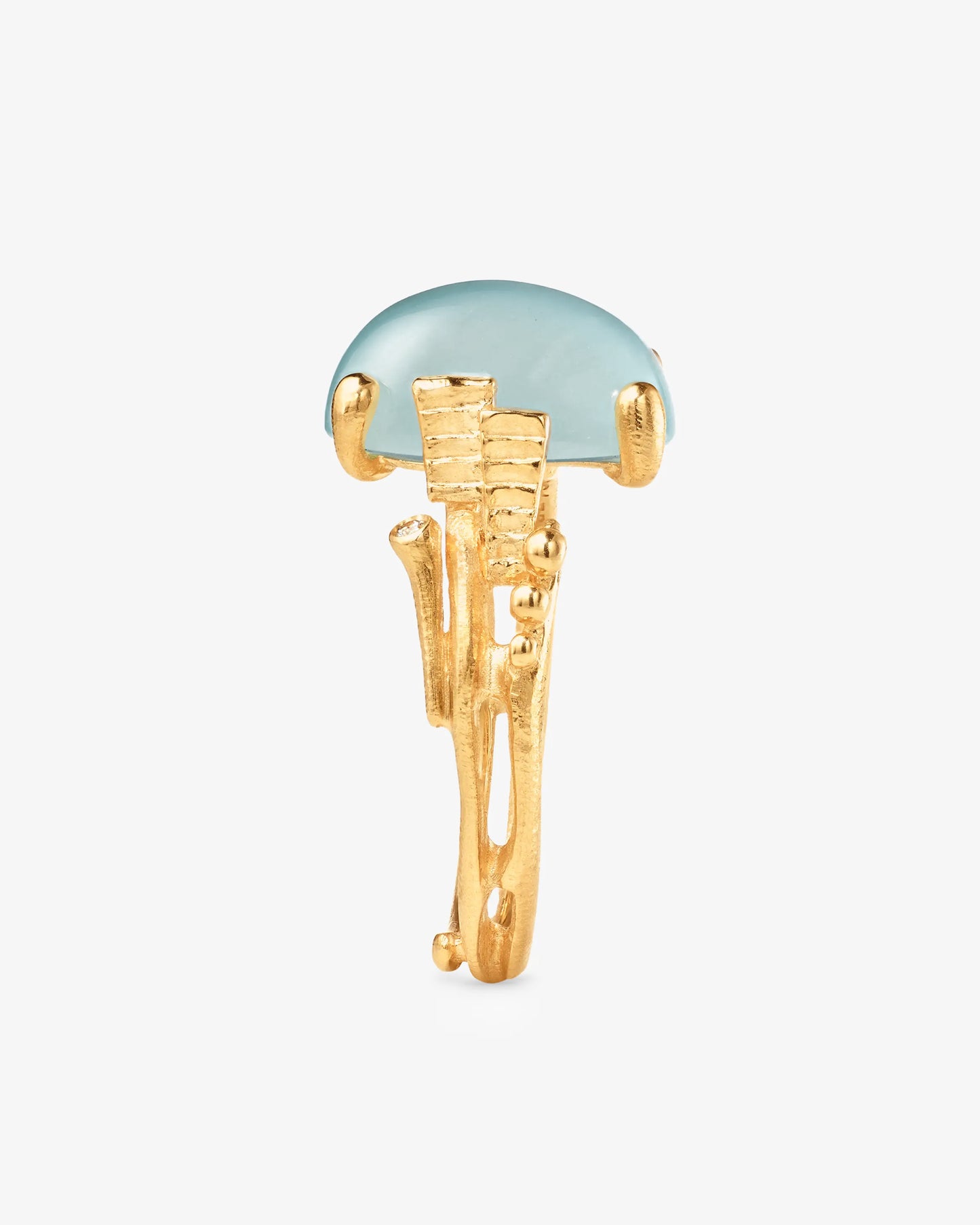 Ole Lynggaard BoHo Aquamarine Ring Small