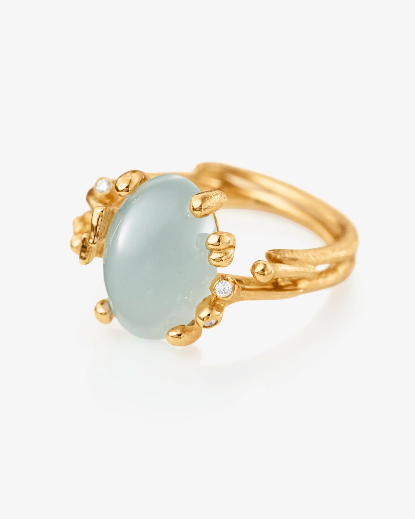 Ole Lynggaard BoHo Aquamarine Ring Small