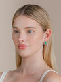 Australian Opal and Multi-Coloured Stone Earrings