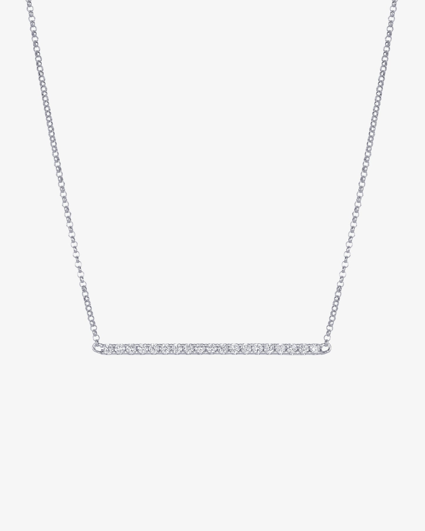 0.25ct Diamond Bar Necklace