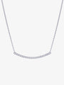 Diamond Curved Bar Necklace