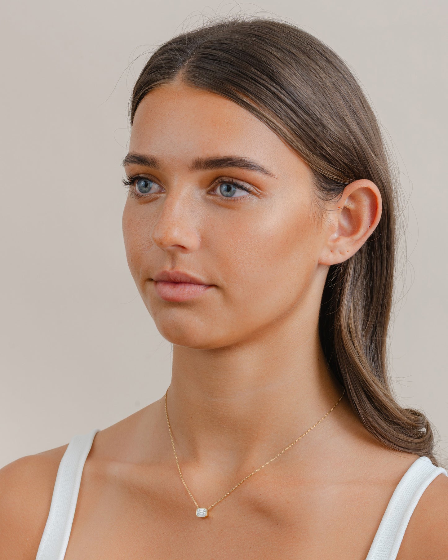 Diamond Bezel Slider Pendant