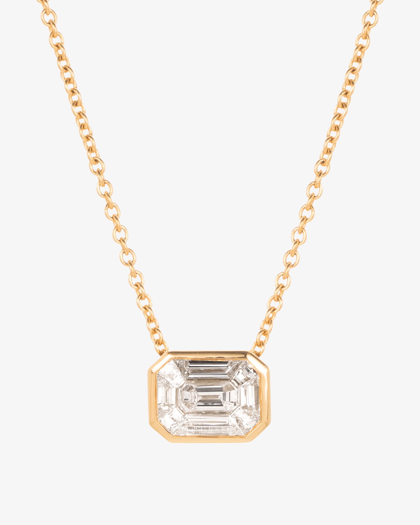 Diamond Bezel Slider Pendant
