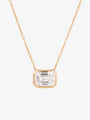 0.67ct Diamond Illusion Set Bezel Slider Pendant Necklace