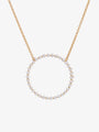 Diamond Full Circle Necklace