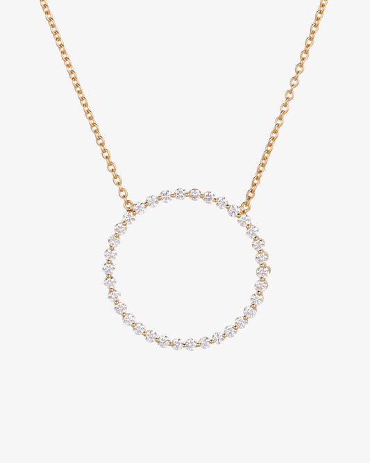 Diamond Full Circle Necklace