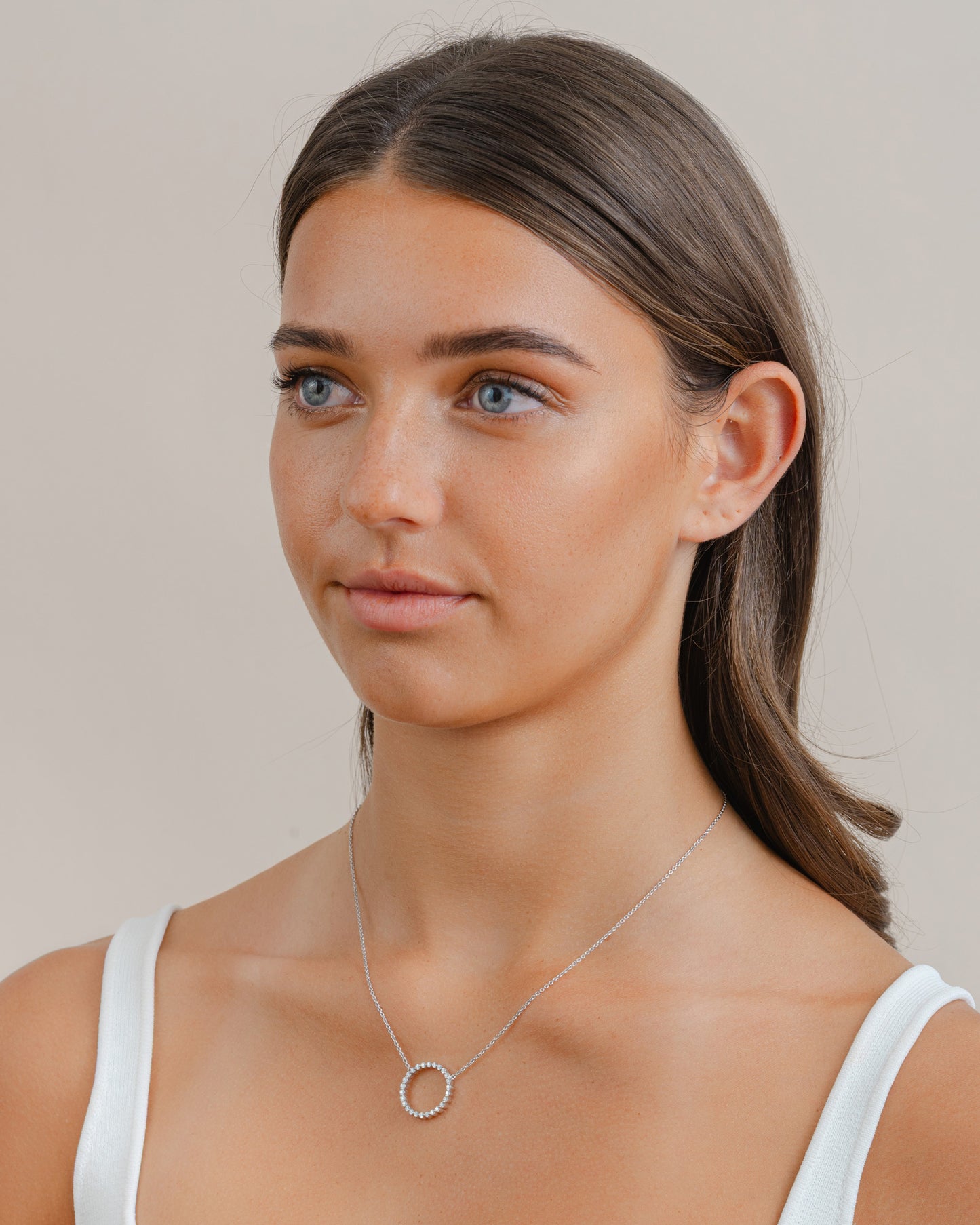 Diamond Full Circle Pendant