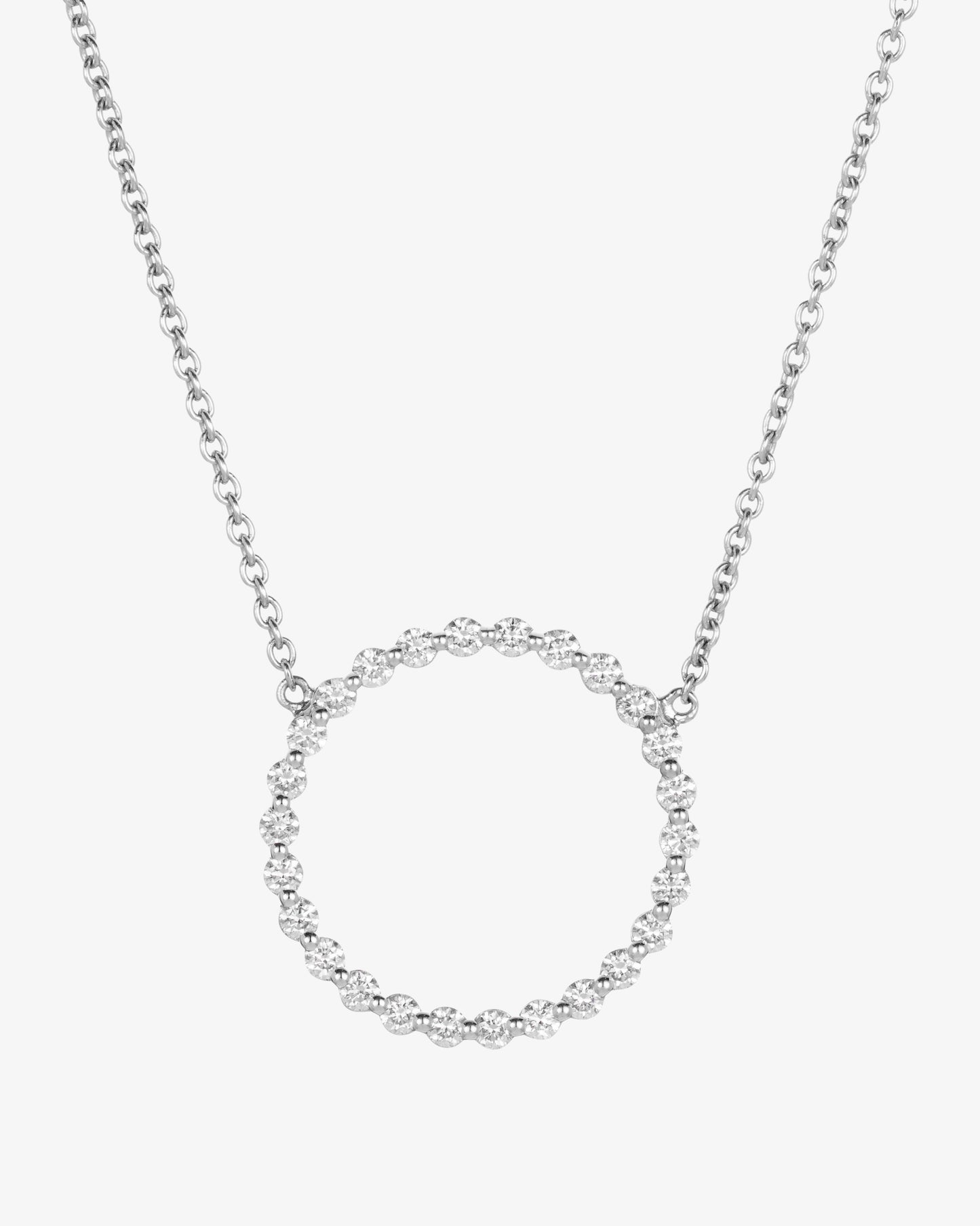 Diamond Full Circle Pendant