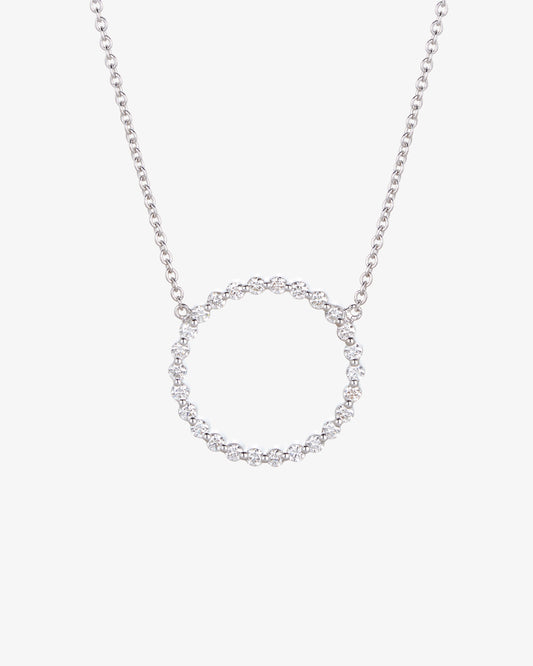 Diamond Full Circle Pendant