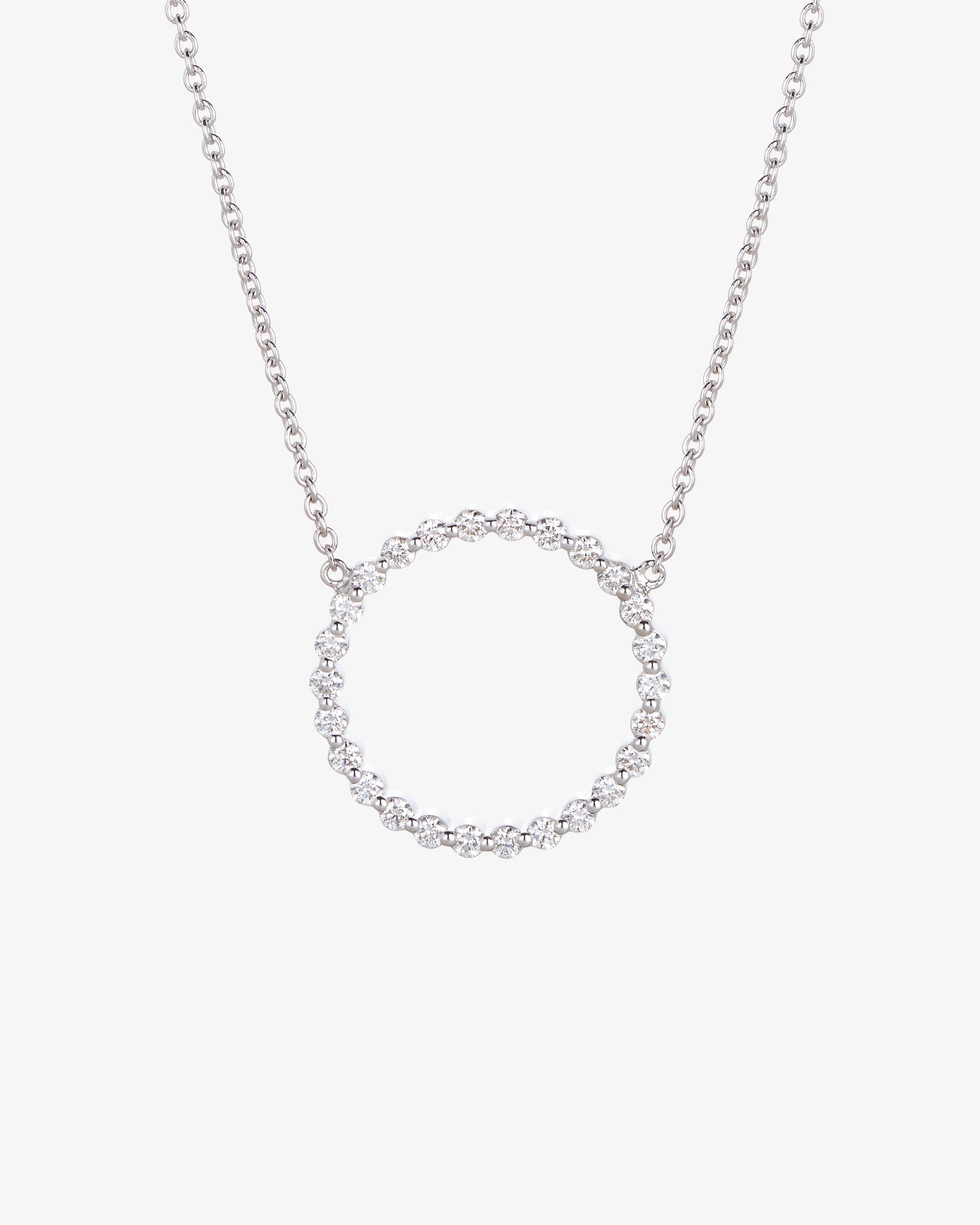 Diamond Full Circle Pendant