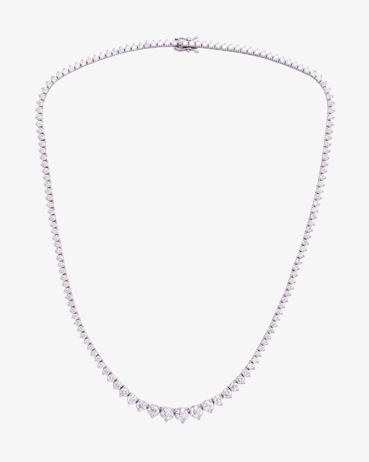 10.89ct Diamond Tennis Necklace