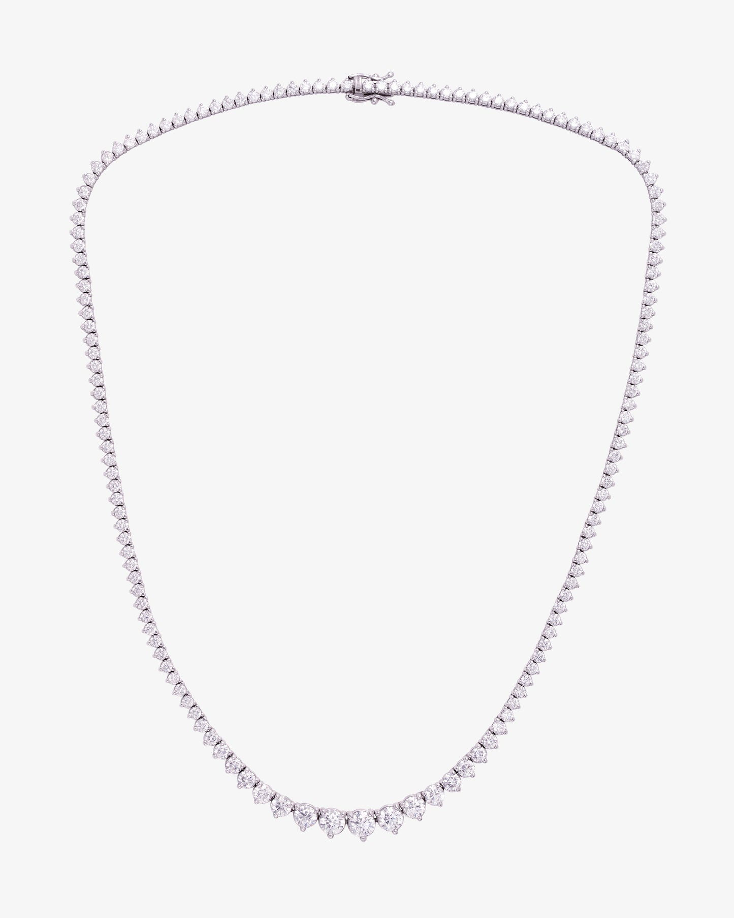 10.89ct Diamond Tennis Necklace