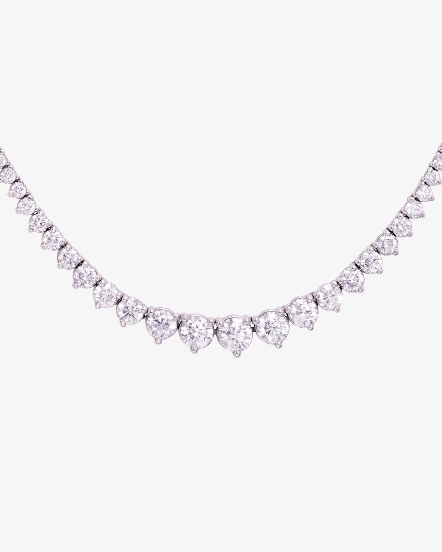 10.89ct Diamond Tennis Necklace