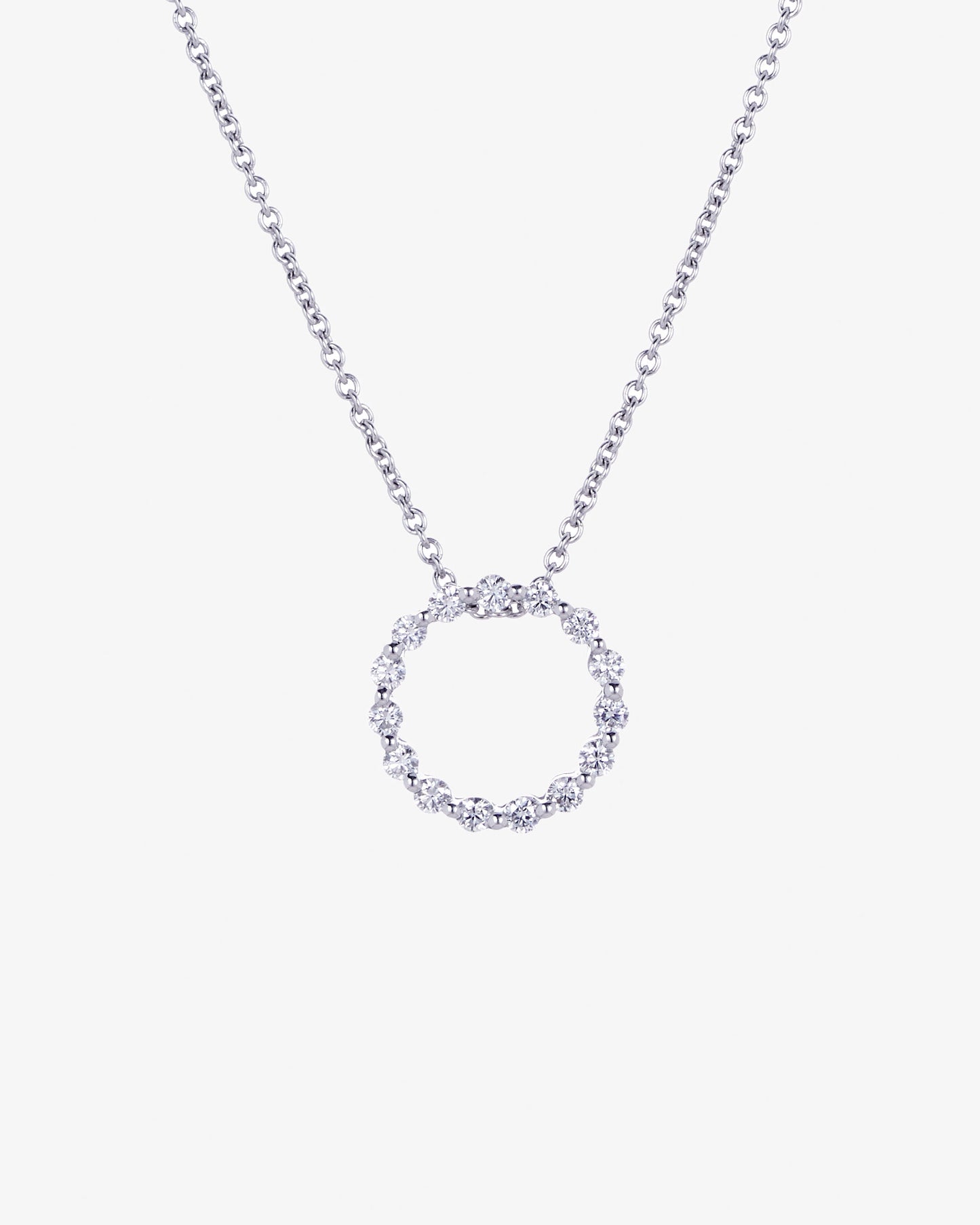 0.38ct Diamond Full Circle Necklace
