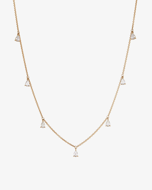 0.70ct Diamond Pear Drop Necklace