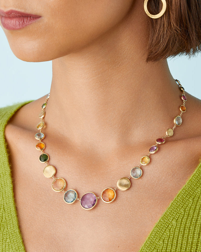 Marco Bicego 'Jaipur' Colour Collection Multi Coloured Gemstone Necklace