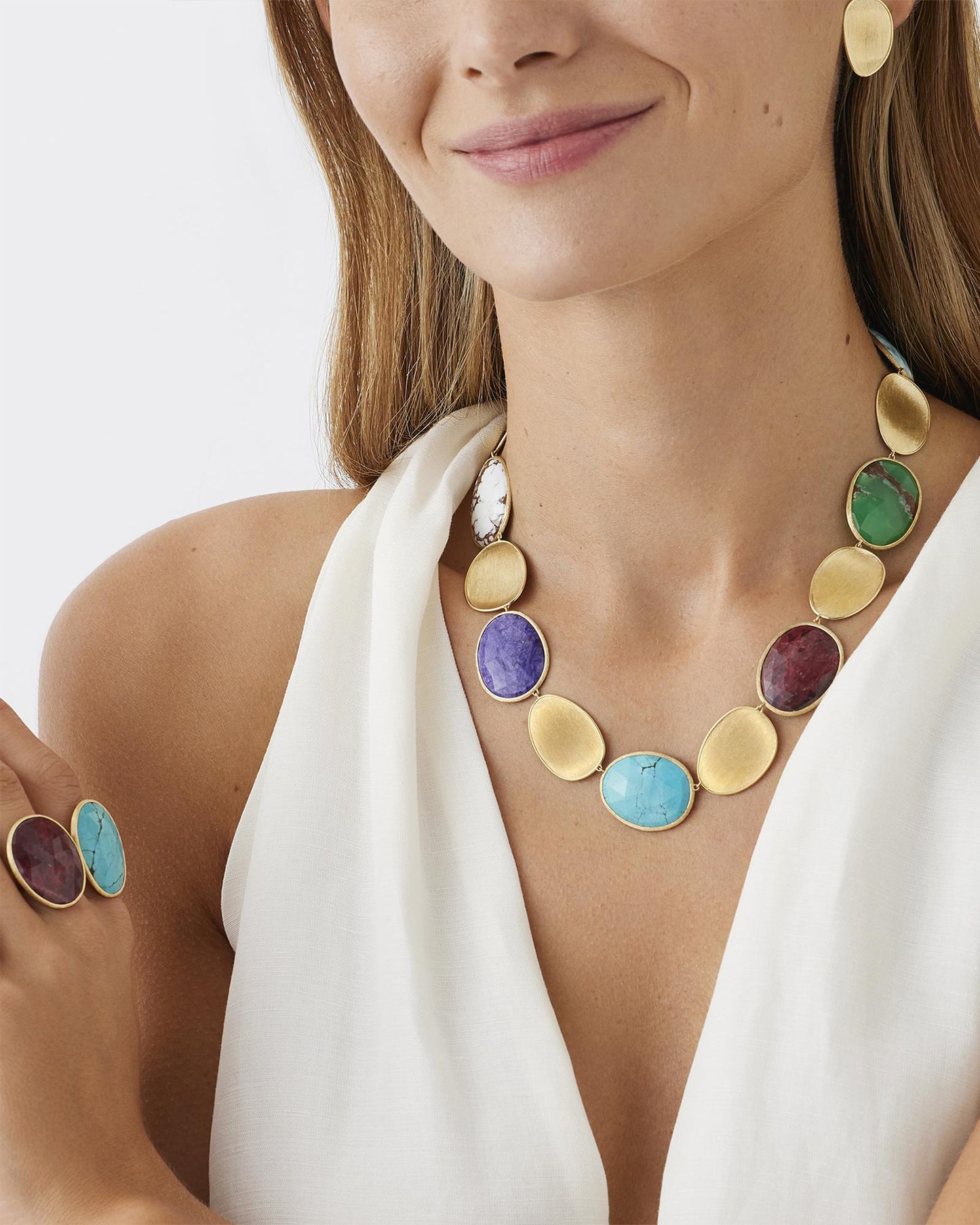 Marco Bicego 'Lunaria' Colour Collection Necklace