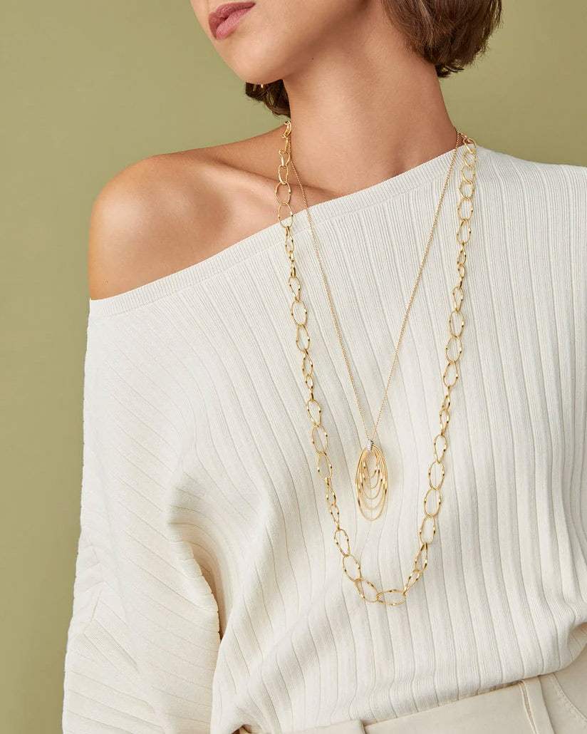 Marco Bicego Marrakech Onde Twisted Coil Pendant Necklace