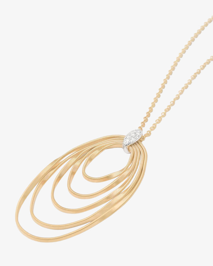 Marco Bicego Marrakech Onde Twisted Coil Pendant Necklace