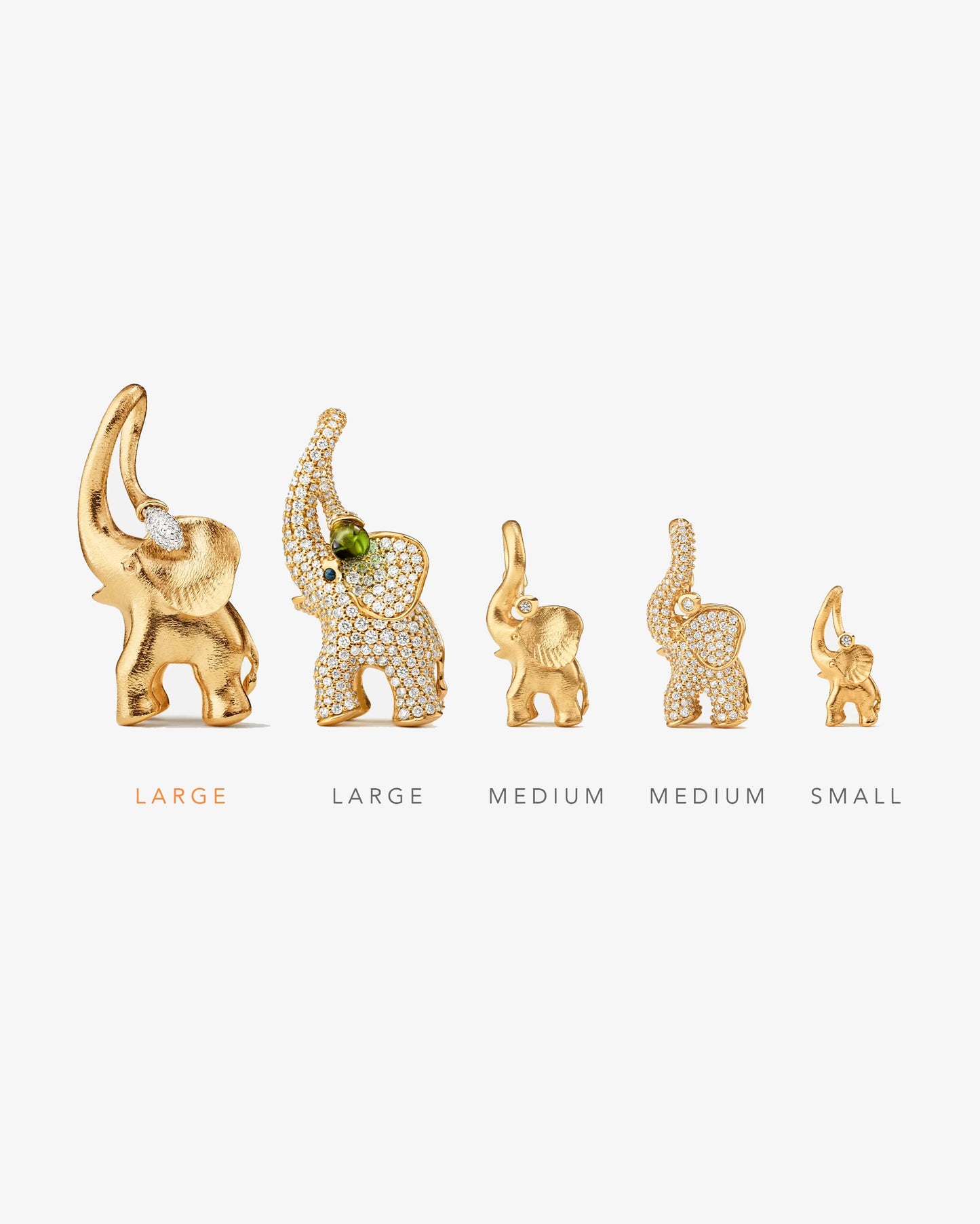 Ole Lynggaard Elephant Pendant Large