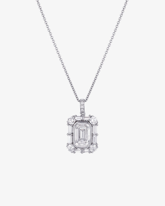 1.26ct Diamond Invisible Set Necklace