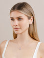 Ruby and Diamond Invisible Set Necklace