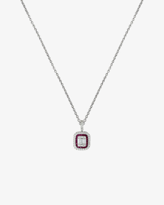 Ruby and Diamond Necklace