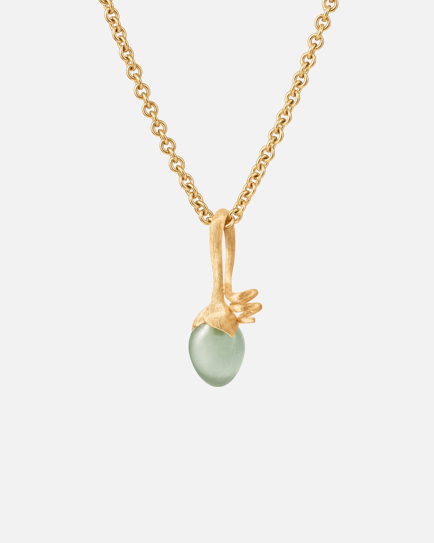 Ole Lynggaard Aquamarine Lotus Pendant