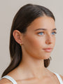 Domed Huggie Earrings