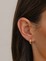 Domed Huggie Earrings
