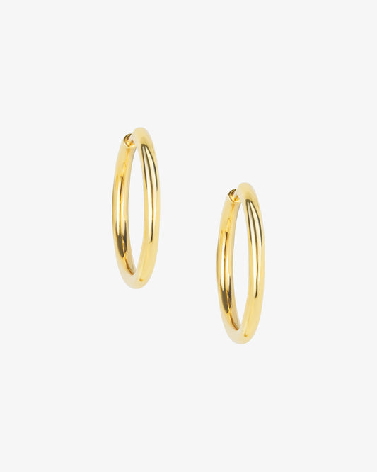Large Gold Hoop Earrings