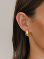 Gold Tear Drop Earrings