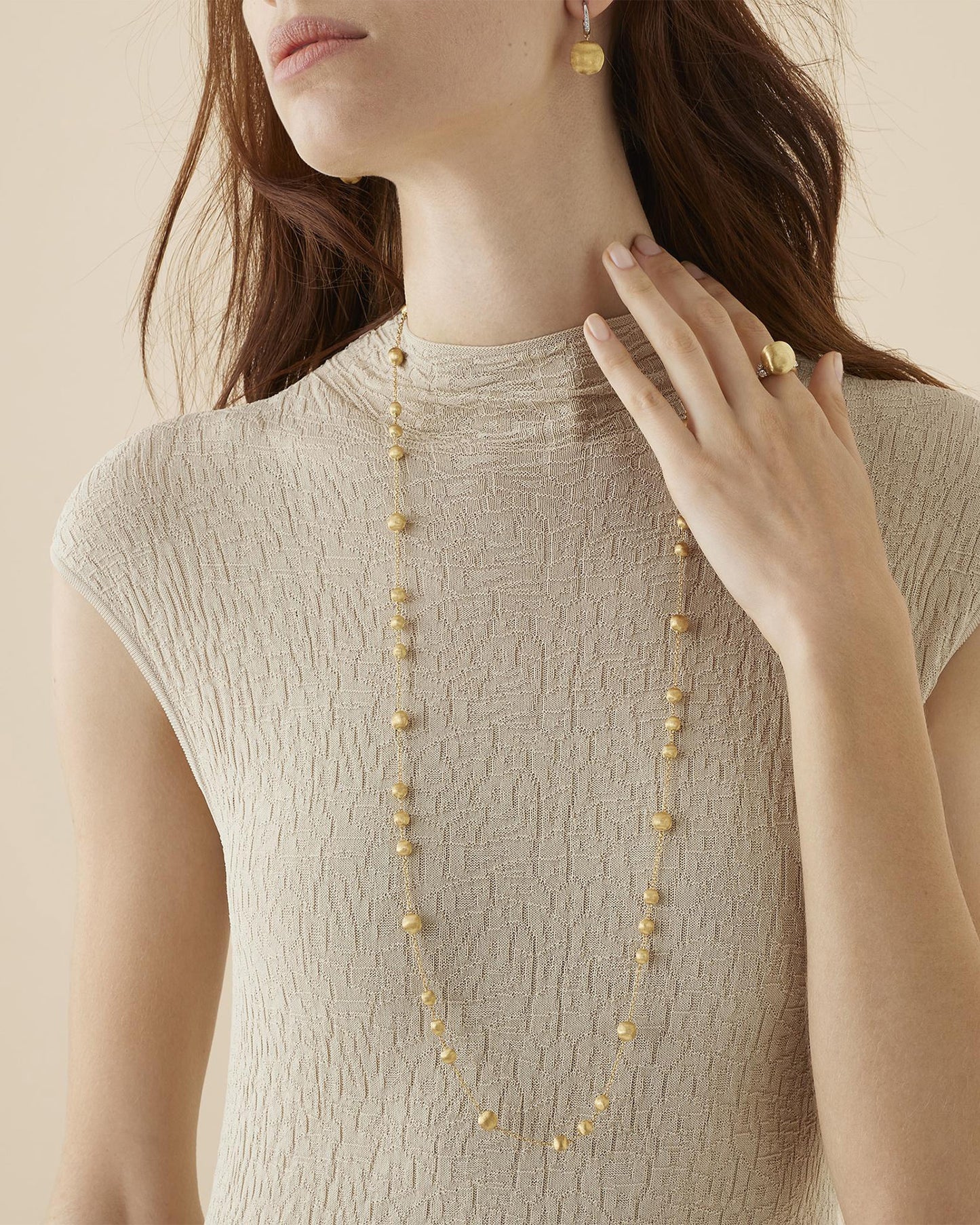 Marco Bicego 'Africa' Collection Gold Sphere Necklace