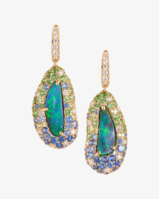 Australian Boulder Opal Earrings