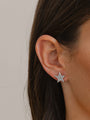 Diamond Stud Star Earrings