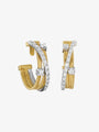 Marco Bicego Goa 3-Strand Diamond Coil Earrings