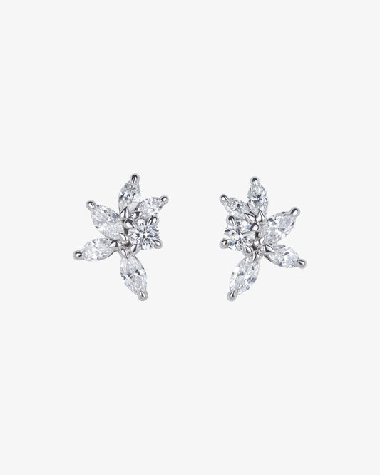 Marquise Diamond Set Stud Earrings